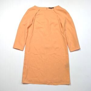 Tibi Dress Women's Size 0 Orange Cut Out Shift